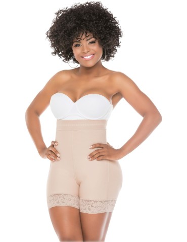 Short Levantacola Pretina Alta - FS0218-C